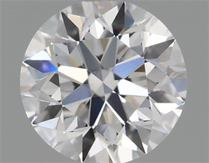 Picture of Natural Diamond 0.40 Carats, Round with Excellent Cut, D Color, VS1 Clarity and Certified by GIA