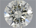 Natural Diamond 0.40 Carats, Round with Excellent Cut, L Color, VVS1 Clarity and Certified by IGI