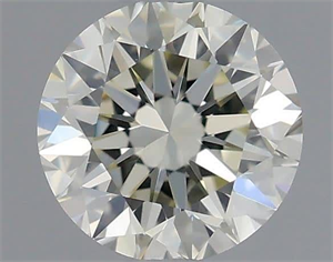 Picture of Natural Diamond 0.40 Carats, Round with Excellent Cut, L Color, VVS1 Clarity and Certified by IGI