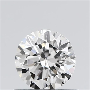 Picture of Natural Diamond 0.60 Carats, Round with Excellent Cut, E Color, SI2 Clarity and Certified by GIA