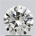 Diamante Natural 1.08 quilates, Redondo , Color K, claridad SI1 y certificado GIA