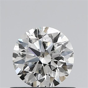 Foto Diamante Natural 0.60 quilates, Redondo , Color I, claridad SI1 y certificado GIA de