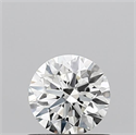 Diamante Natural 0.56 quilates, Redondo , Color J, claridad VS2 y certificado GIA