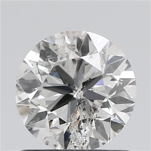 Foto Diamante Natural 1.00 quilates, Redondo , Color H, claridad I1 y certificado GIA de