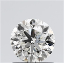 Diamante Natural 1.00 quilates, Redondo , Color I, claridad I1 y certificado GIA