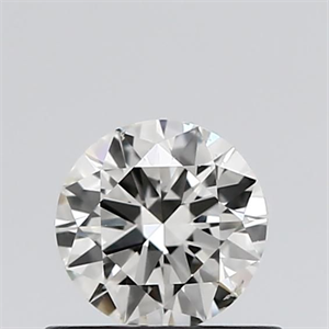 Picture of Natural Diamond 0.51 Carats, Round with Excellent Cut, J Color, SI1 Clarity and Certified by GIA