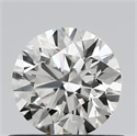 Natural Diamond 0.60 Carats, Round with Excellent Cut, J Color, VS1 Clarity and Certified by GIA