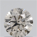 Natural Diamond 0.54 Carats, Round with Excellent Cut, M Color, SI1 Clarity and Certified by GIA