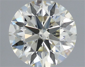 Picture of Natural Diamond 0.55 Carats, Round with Excellent Cut, L Color, VS2 Clarity and Certified by IGI