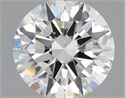Natural Diamond 0.80 Carats, Round with Excellent Cut, J Color, VS1 Clarity and Certified by IGI