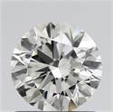 Natural Diamond 1.00 Carats, Round with Excellent Cut, K Color, VVS2 Clarity and Certified by GIA