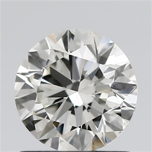 Picture of Natural Diamond 1.00 Carats, Round with Excellent Cut, K Color, VVS2 Clarity and Certified by GIA