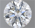 Natural Diamond 0.71 Carats, Round with Excellent Cut, H Color, SI1 Clarity and Certified by GIA