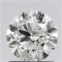 Natural Diamond 1.00 Carats, Round with Excellent Cut, I Color, SI2 Clarity and Certified by GIA