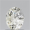 Natural Diamond 0.93 Carats, Round with Excellent Cut, L Color, VS1 Clarity and Certified by IGI
