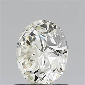 Picture of Natural Diamond 0.93 Carats, Round with Excellent Cut, L Color, VS1 Clarity and Certified by IGI