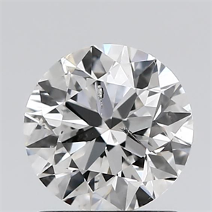 Foto Diamante Natural 1.03 quilates, Redondo , Color E, claridad I1 y certificado GIA de