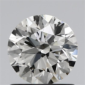Picture of Natural Diamond 0.80 Carats, Round with Excellent Cut, K Color, SI1 Clarity and Certified by GIA