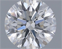 Natural Diamond 0.40 Carats, Round with Excellent Cut, F Color, SI2 Clarity and Certified by GIA