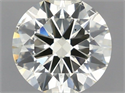 Natural Diamond 0.70 Carats, Round with Excellent Cut, J Color, SI2 Clarity and Certified by IGI
