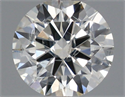Natural Diamond 0.40 Carats, Round with Excellent Cut, I Color, SI2 Clarity and Certified by IGI