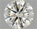 Natural Diamond 0.64 Carats, Round with Excellent Cut, L Color, VVS2 Clarity and Certified by GIA