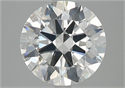 Natural Diamond 2.51 Carats, Round with Excellent Cut, H Color, VS1 Clarity and Certified by GIA