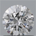 Diamante Natural 0.61 quilates, Redondo , Color E, claridad VVS1 y certificado GIA