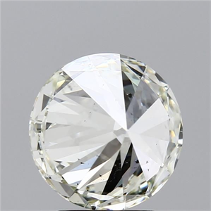 Picture of Natural Diamond 3.30 Carats, Round with Excellent Cut, J Color, SI1 Clarity and Certified by IGI