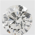Natural Diamond 0.51 Carats, Round with Excellent Cut, I Color, SI1 Clarity and Certified by IGI