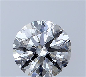 Picture of Natural Diamond 0.70 Carats, Round with Excellent Cut, E Color, SI2 Clarity and Certified by GIA