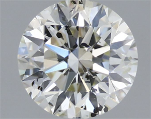 Picture of Natural Diamond 0.61 Carats, Round with Excellent Cut, I Color, SI2 Clarity and Certified by IGI