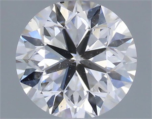 Picture of Natural Diamond 0.40 Carats, Round with Very Good Cut, D Color, SI1 Clarity and Certified by IGI