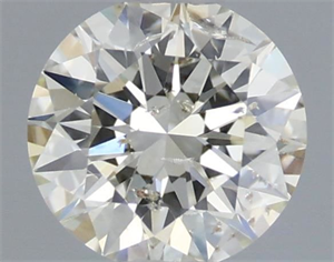 Foto Diamante Natural 0.50 quilates, Redondo , Color L, claridad I1 y certificado GIA de