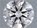 Natural Diamond 0.41 Carats, Round with Excellent Cut, G Color, IF Clarity and Certified by GIA