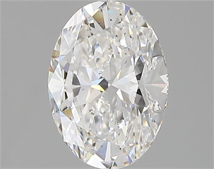 Foto Diamante Natural 2.09 quilates, Ovalado , Color E, claridad SI1 y certificado GIA de