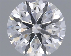 Picture of Natural Diamond 0.46 Carats, Round with Excellent Cut, E Color, SI2 Clarity and Certified by GIA