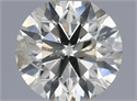 Natural Diamond 0.82 Carats, Round with Excellent Cut, K Color, I1 Clarity and Certified by IGI