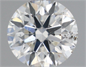 Natural Diamond 0.73 Carats, Round with Very Good Cut, F Color, SI2 Clarity and Certified by IGI