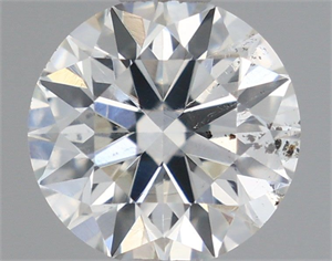 Picture of Natural Diamond 0.73 Carats, Round with Very Good Cut, F Color, SI2 Clarity and Certified by IGI