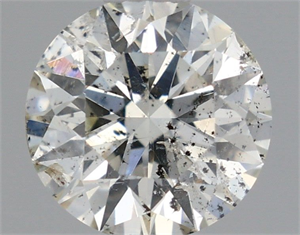 Picture of Natural Diamond 0.70 Carats, Round with Excellent Cut, J Color, SI2 Clarity and Certified by IGI