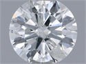 Natural Diamond 0.40 Carats, Round with Excellent Cut, E Color, I1 Clarity and Certified by IGI