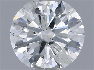 Picture of Natural Diamond 0.40 Carats, Round with Excellent Cut, E Color, I1 Clarity and Certified by IGI