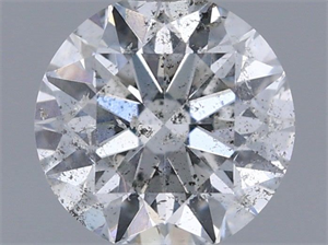 Picture of Natural Diamond 0.40 Carats, Round with Excellent Cut, F Color, I1 Clarity and Certified by IGI