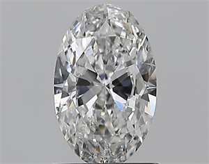 Picture of Natural Diamond 1.01 Carats, Oval with  Cut, F Color, SI2 Clarity and Certified by GIA