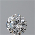 Diamante Natural 0.63 quilates, Redondo , Color I, claridad VVS2 y certificado GIA