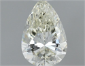 Diamante Natural 0.45 quilates, De pera , Color K, claridad SI1 y certificado IGI