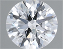 Natural Diamond 0.47 Carats, Round with Excellent Cut, D Color, I1 Clarity and Certified by IGI