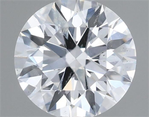 Picture of Natural Diamond 0.47 Carats, Round with Excellent Cut, D Color, I1 Clarity and Certified by IGI
