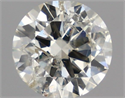 Natural Diamond 0.47 Carats, Round with Excellent Cut, J Color, I1 Clarity and Certified by IGI